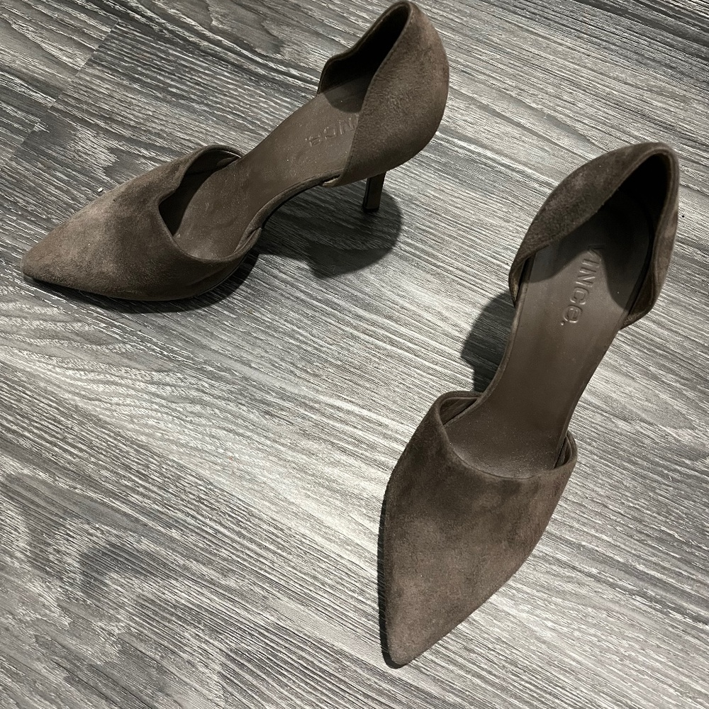 Vince suede heels size 7